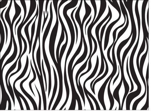 Cake Ribbons & Wraps - Zebra print