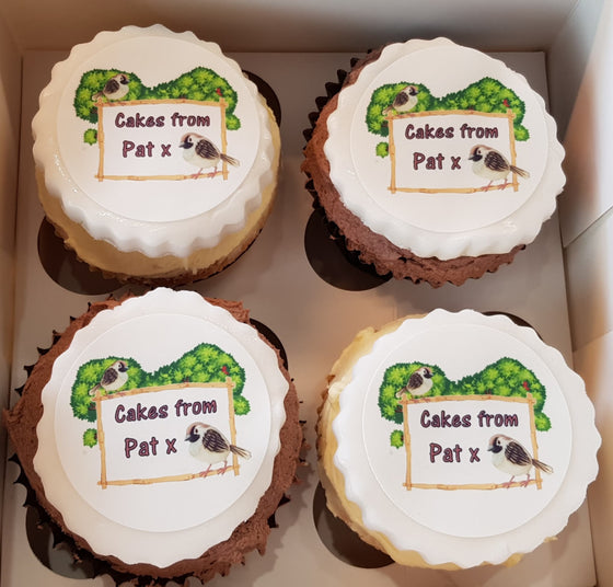 Bird - edible cake & cupcake toppers - personalised