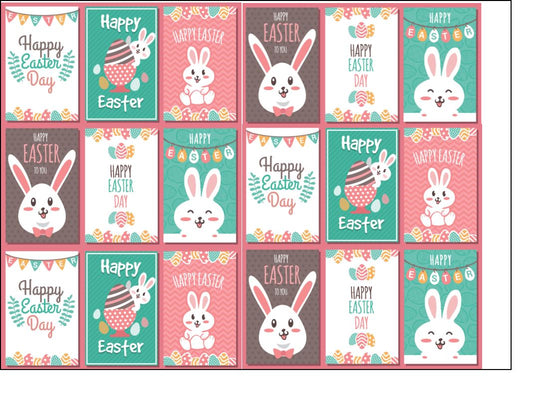 Edible Easter cards for brownies! (also suitable for cookies, cakes etc) Set 1