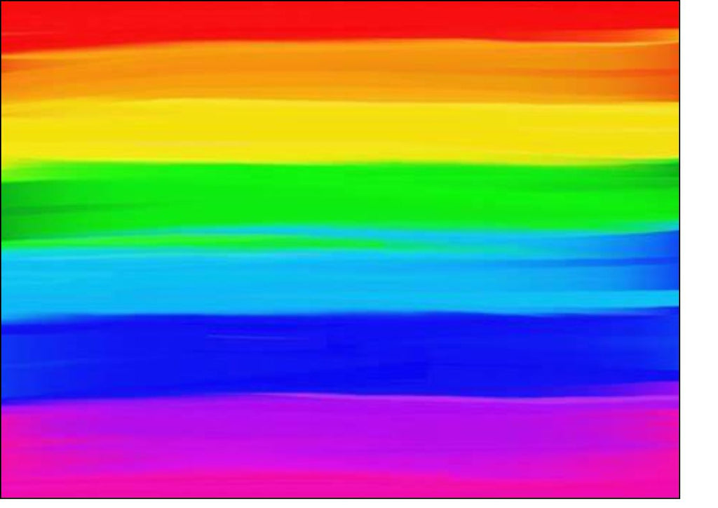 Cake Ribbons & Wraps - Rainbow