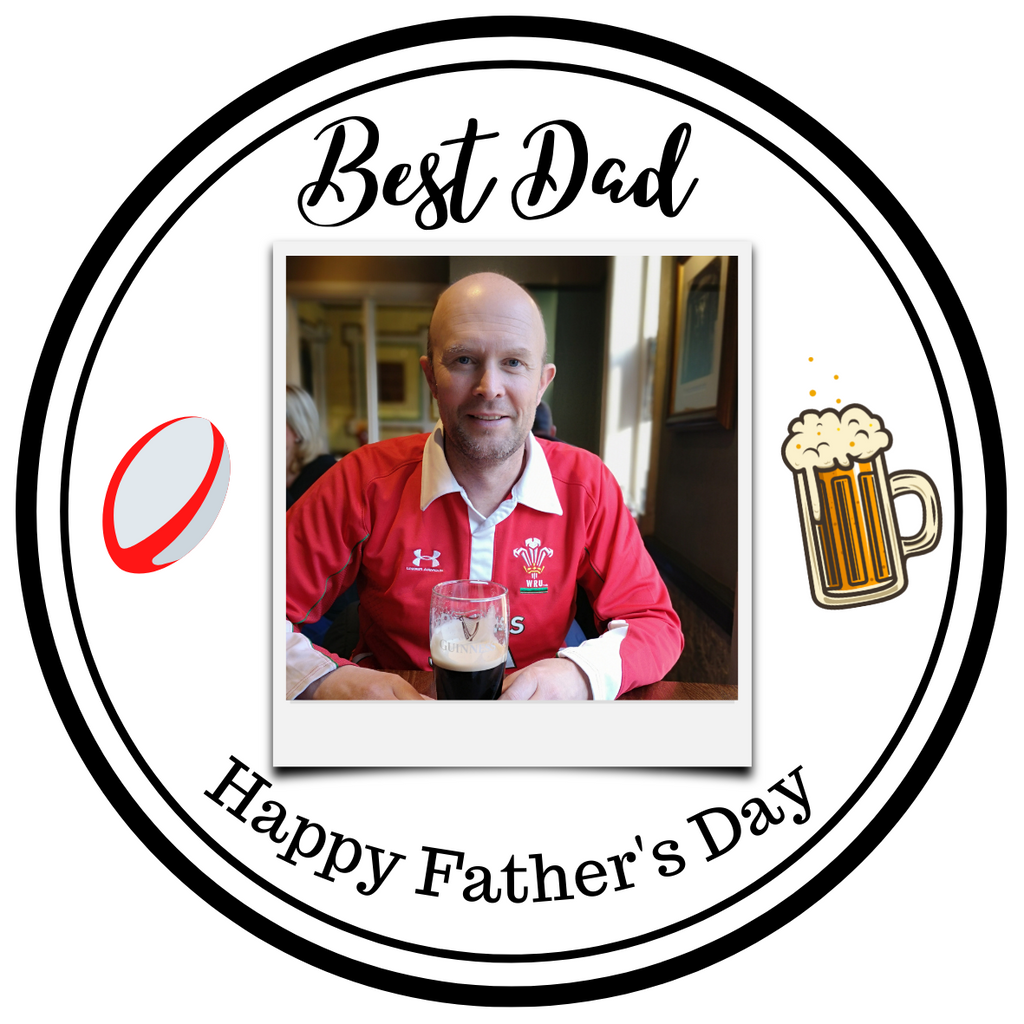 Father's Day - Bespoke Photo  - edible cake/cupcake toppers